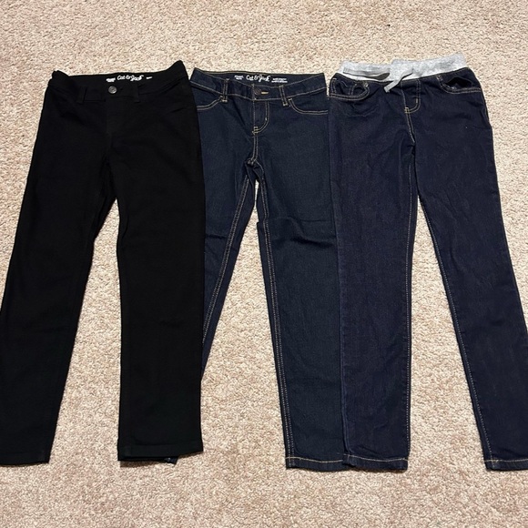 3 Pairs of Big Girl’s Cat&Jack Jeans (Size 7-8 Years ) - Picture 2 of 7